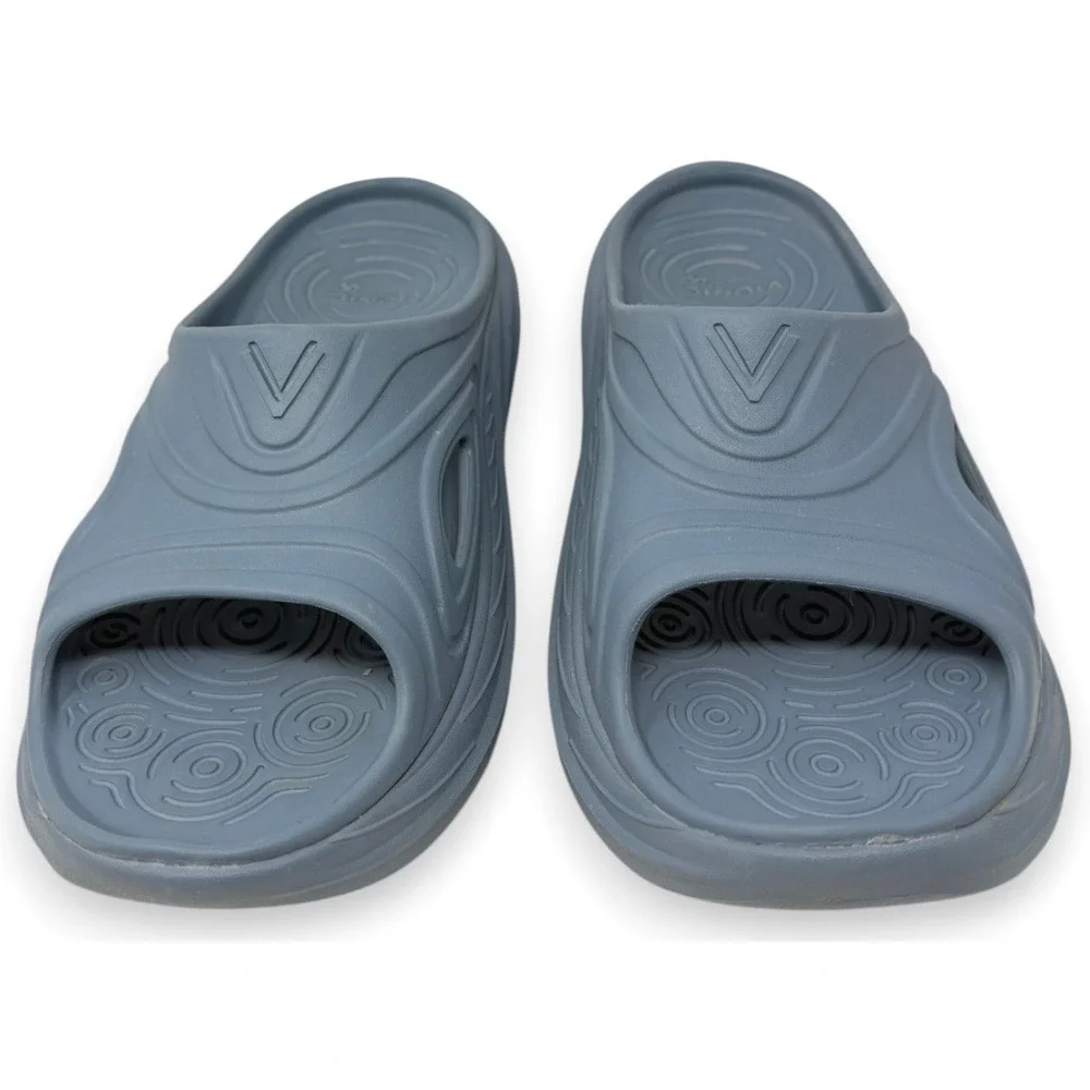 Vionic Cove RX Recovery Sandals Mens 11 Womens 13 Blue Comfort Support Slip On